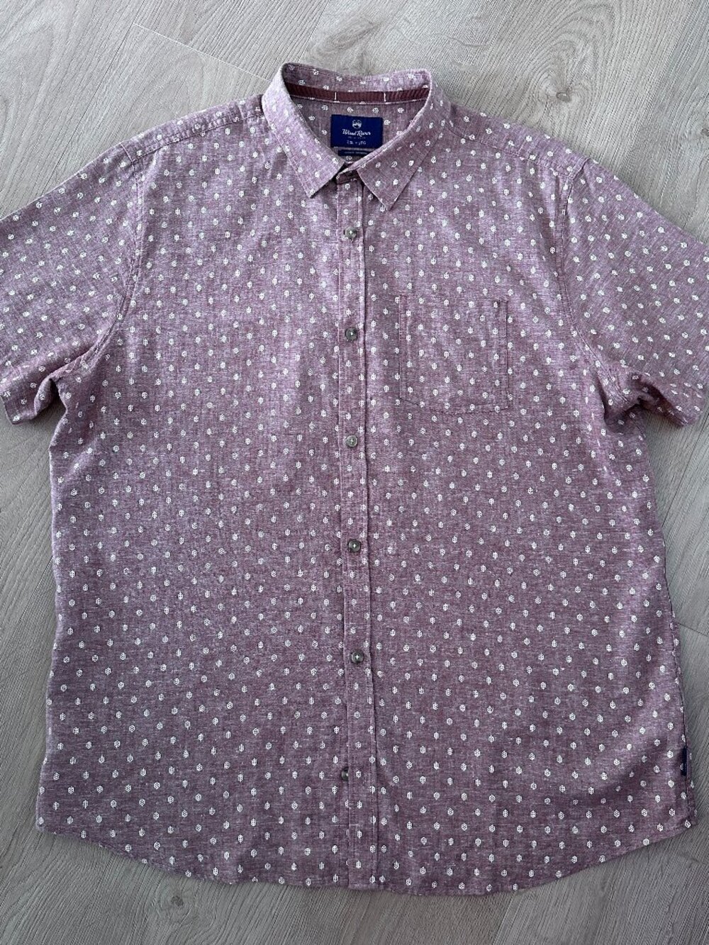 Men's Hemp Linen Style Shirt sz 2XL